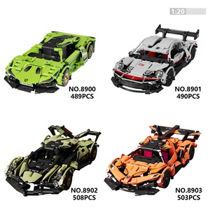 Mj 8900 8901 8902 8903 mji moc khối xe đua thể thao nổi tiếng mát mẻ biến dạng kéo trở lại Xe Lắp Ráp khối xây dựng Bộ đồ chơi - Product Image 6