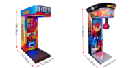 Kit de boxe ultime SQ européen pour salle de sport, borne d'arcade à monnayeur, jeu personnalisé en métal