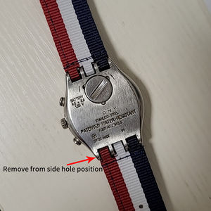 Correa de reloj de nylon 17/19/20mm Diseño a rayas para reloj S - Product Image 4