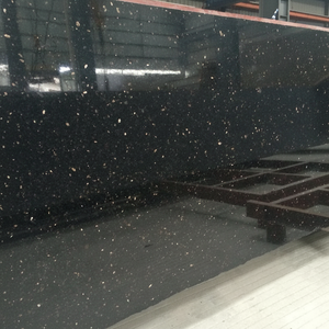 แผ่นหินแกรนิตสีดำธรรมชาติขัดครึ่งแผ่นหินแกรนิตสีดำบริสุทธิ์หินแกรนิตสีดำแบบสัมบูรณ์สำหรับเคาน์เตอร์ห้องครัว - Product Image 1