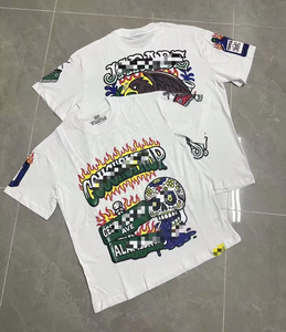 Wholesale Custom Street Wear Designer T-shirt <b>Top</b> Tee Tshirt for Men - Product Image 4
