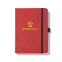 Carnet personnalisé écologique à couverture rigide durable, ligné, avec spirale, dorure à chaud, couverture de planificateur personnalisée, logo couleur, imperméable