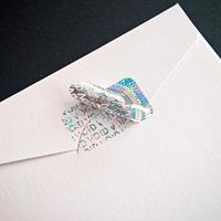 120 Etiquetas Holográficas de Seguridad a Prueba de Manipulación, Sello de Garantía Nulo, Números Holográficos Rectangulares para Supermercados y Negocios