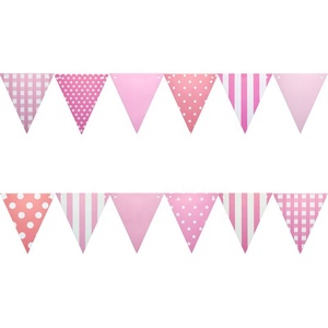 Guirnalda de Papel de Lujo <span class=keywords><strong>con</strong></span> Diseño Adorable <span class=keywords><strong>para</strong></span> Baby Shower y Fiestas de <span class=keywords><strong>Cumpleaños</strong></span> - Decoración Ecológica en Forma de Triángulo - Product Image 5