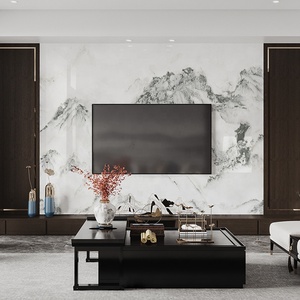 Azulejos de Porcelana para Pared, de Piedra Sinterizada Brillante, con Patrón de Roca Continuo, de Lujo, para Interiores, 800x2600mm, Foshan, China - Product Image 4
