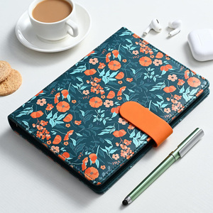 Carpeta A5 personalizada, agenda, planificador, diario de papel, cuaderno, encuadernación de hojas sueltas con cubierta de cuero, 6 anillos recargables - Product Image 6