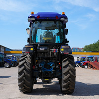 Tracteur agricole multifonction 60HP 4 roues motrices avec cabine fermée