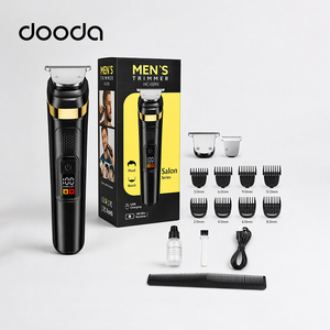 DOODA 2 en 1 Rasoir Électrique Professionnel Sans Fil pour Hommes, <span class=keywords><strong>Tondeuse</strong></span> à Barbe, Écran LCD, Rechargeable par USB, Multifonctionnel - Product Image 1
