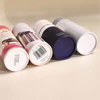 Emballages en tube de carton kraft recyclé jetables personnalisés, écologiques, pour crème pour le visage, mascara, parfum, perruques