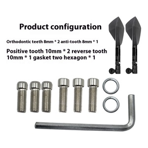 Xe máy <span class=keywords><strong>CNC</strong></span> nhôm Rear View gương chiếu hậu Side gương cho Z1000 ninja400 ninja250 nmax155 aerox155 BWS N1S <span class=keywords><strong>JOG</strong></span> ue125 - Product Image 4