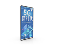 P4 Route Pilier Numérique Signe Intelligent Gestion Centralisée LED Écran D'affichage Rue Lumière Pôle 3G 4G 5G WIFI