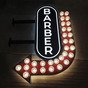 Letrero de Neón Metálico Americano Creativo Personalizado, Letras Iluminadas para Montar en la Pared, Multicolor, Certificado CE, Decoración Vintage para Restaurante o Bar - Product Image 4