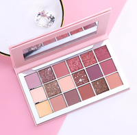 Palette d'ombres à paupières Nude 18 couleurs, maquillage végétalien, vendeur, marque privée, sans cruauté