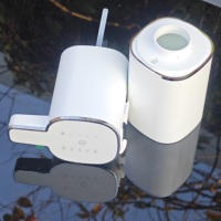 Distributeur de liquide automatique rechargeable par USB personnalisé de 420 ml avec écran carré pour distributeur de savon sans contact, toilettes, salle de bain