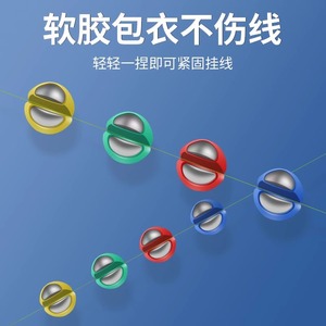 Plomb de pêche à la ligne en caoutchouc, épaisseur 0,6 mm, compatible avec la ligne, pour la pêche au fond en eau douce - Product Image 2