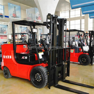 China HELI 5ton CPD50 de la carretilla elevadora de la batería del camión elevador con <span class=keywords><strong>bale</strong></span> abrazadera - Product Image 3