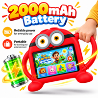 Tablet PC Android 7 Inci untuk Anak, Quad Core, Tablet Edukasi dengan Casing Kartun dan Kamera Ganda