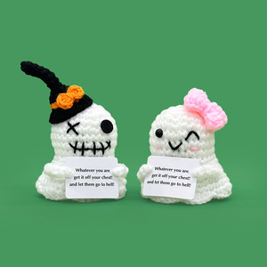 Nuevo Adorno de Ganchillo Hecho a Mano para Halloween, Regalo Divertido, Muñeco de Apoyo Emocional, Hecho en China - Product Image 5