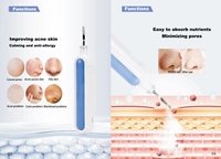 Utilisation de voyage pelle à éplucher la peau multifonctionnelle vaporisateur de brume pour le visage épurateur de nettoyage de la peau à ultrasons