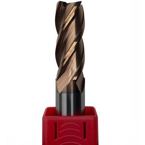 55HRC Molino de extremo de material de acero de carburo cementado duradero resistente al desgaste para procesar Acero piezas de acero inoxidable Hierro fundido - Product Image 2