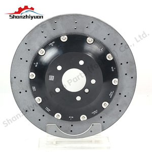 Disque de frein en céramique carbone avant 410 mm * 38 mm Arrière 390 mm * 32 mm R20 R21 R22 pour Ford Fiesta Mini Cooper <span class=keywords><strong>Chevrolet</strong></span> Cruze Peugeot - Product Image 1