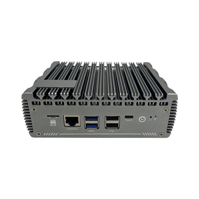 Wholesale Industrial Mini PC Intel N100 Processor LCD Powerful Embedded Firewall Router LN-1001