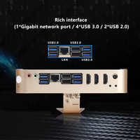 Carte mère Intel H110 pour jeux, boîtier mini PC, accessoires de refroidissement pour processeur Core I3 I5 I7 6e, 7e, 8e, 9e génération, DDR4 32 Go, M.2 simple