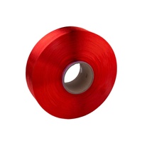 Fil de polyester FDY 100D/96F TBR Trilobal Brillant 100% Polyester Haute Ténacité Teint Absorbant l'humidité