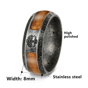 Anillo <span class=keywords><strong>de</strong></span> Acero Inoxidable Impermeable con Árbol <span class=keywords><strong>de</strong></span> <span class=keywords><strong>la</strong></span> Vida para Hombre y Mujer, Anillo Vikingo Nórdico Vintage con <span class=keywords><strong>Runas</strong></span>, Anillos <span class=keywords><strong>de</strong></span> Aniversario, Anillo <span class=keywords><strong>de</strong></span> <span class=keywords><strong>la</strong></span> <span class=keywords><strong>Suerte</strong></span> - Product Image 6