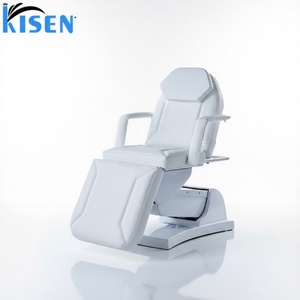 KISEN Top Selling Foldable Beauty Salon Spa Furniture Modern Design Electric Lifting Mechanism Chair <b>Bed</b> with Lashes for Hotels - Product Image 1