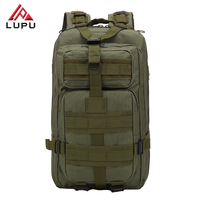 Sac à dos tactique Oxford léger 30L LUPU, fermeture éclair imperméable, multi-usages, camping, cyclisme, gym, extérieur