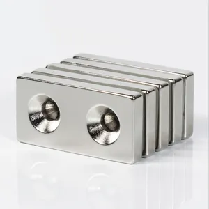 Rectangular Strong Magnet Custom Shape Square Cube Sink Hole Round Magnet Piece Ndfeb Neodymium Magnet N52