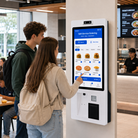 Terminal de Autopago para Tiendas de Conveniencia con Pantalla Táctil Capacitiva Android y Impresora de Recibos Integrada