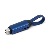 Câble de charge rapide pour téléphone portable 3.0A PD 60W USB chargeur magnétique 3in1 Mini câble de charge de téléphone portable avec une longueur de 2m