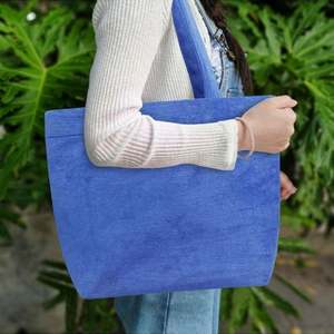 Soldes d'usine : Sac fourre-tout de plage en tissu éponge, simple et tendance, pour femmes - Product Image 4