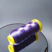 %100 Polyester Filament Nakış İpliği 108D/2 Yüksek Dayanıklılık Makine Nakışı ve Tığ İşi Dikişi için - AUDIS Marka Mor