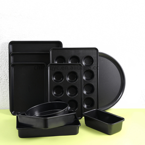 Los productos más vendidos, 10 Uds., antiadherente, incluida la hoja para galletas, juego de bandeja para hornear galletas de <span class=keywords><strong>Pizza</strong></span> profunda, bandeja para platos para juegos de panadería - Product Image 2