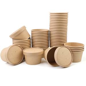 Bols à soupe jetables, fournitures de fête, bols à confiseries pour les aliments chauds et froids, 12 pièces - Product Image 1