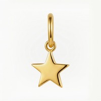 Pendentif Breloque Étoile en Argent Sterling 925 en Gros pour Femme, Breloque Design DIY Personnalisée pour Bracelet ou Collier