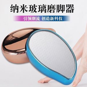 En Foot <b>File</b> Oval Nano Glass Pumice Stone For Dead Skin Removal Callus Remover Blue Rose Red - Product Image 5