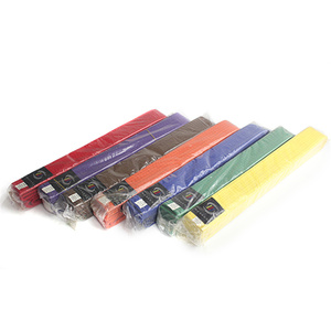 Woosung Custom Taekwondo bordado Campeonato <span class=keywords><strong>amarillo</strong></span> <span class=keywords><strong>Karate</strong></span> cinturones 5cm - Product Image 3