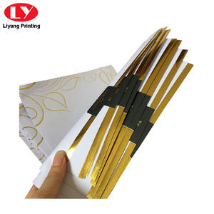 Productos de papel de papelería con logotipo dorado personalizado, A4 membrete, factura de empresa con papel de arte recubierto de Kraft, impresión de calidad superior - Product Image 5