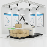 Nouvelle machine de palettisation robotique collaborative verticale à six axes multi-articulée, efficace, avec une charge utile de 40 kg, un moteur 220 V et une puissance de 3 kW