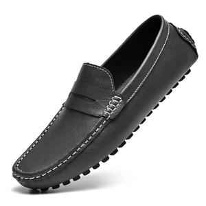 Zapatos Oxford de Negocios Casuales para Hombre, Estilo Británico, Parte Superior de Malla, Cuero Genuino, con Cordones, Antideslizantes, Transpirables, Ligeros, con Punta Brillante - Product Image 3