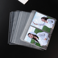 Protège-feuilles B5 robustes, 10 feuilles, 26 trous, chargement par le haut, renforcés, sans acide, pour documents et photos