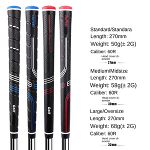 Superzachte rubberen golf <span class=keywords><strong>grips</strong></span> met solide grip, op maat gemaakt, alle maten, ondersteunend ontwerp. - Product Image 2