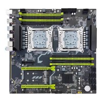 Kit d'ordinateur de jeu PC 2011-3 DDR4 avec processeur Xeon X99 double CPU, carte mère électronique, socket LGA 1156 I3