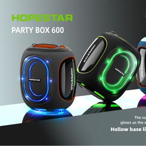 Hopestar Parti <span class=keywords><strong>Karaoke</strong></span> Kutusu 600 300W Taşınabilir <span class=keywords><strong>Bluetooth</strong></span> Hoparlör Su Geçirmez Hoparlör 2 Kablosuz Mikrofonlu RGB Işıklı Kamp İçin - Product Image 3