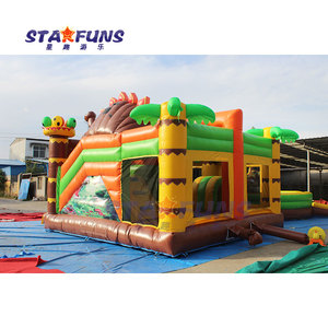 Nouveau Design <span class=keywords><strong>Château</strong></span> <span class=keywords><strong>Gonflable</strong></span> <span class=keywords><strong>Dinosaure</strong></span> Commercial avec Toboggan pour Enfants à Vendre - Product Image 5