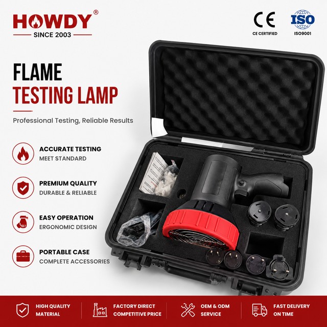 Factory Price Fire Detection and Alarm System Detector Infrared and Ultraviolet Rays Flame Testing Lamp